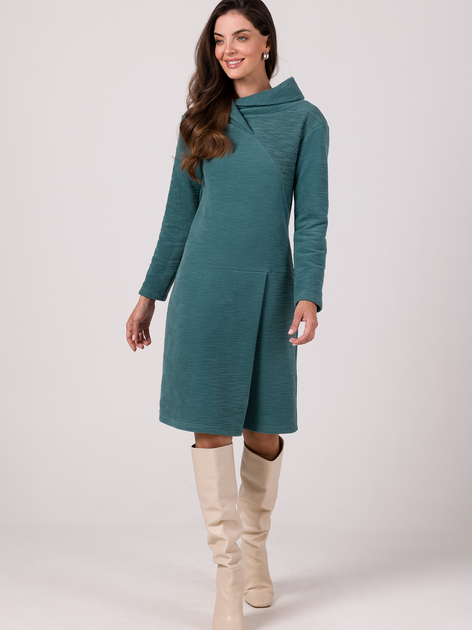Сукня жіноча BeWear B270 S Бірюзова (5905563718537) - зображення 1