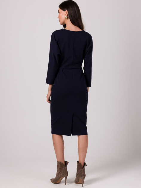 Сукня жіноча BeWear B271 2XL Темно-синя (5905563718711) - зображення 2