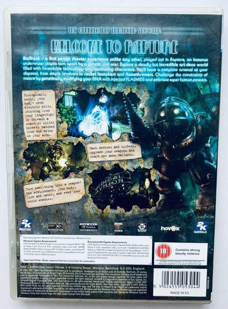 Bioshock, Б/У, английская версия - диск для PC - изображение 3