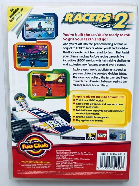 LEGO Racers 2, Б/У, английская версия - диск для PC - изображение 3