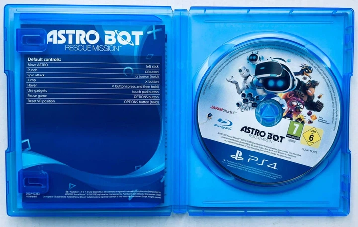 Astro Bot Rescue Mission, Б/У, русская версия - диск для PlayStation 4 - Фото 2 Astro Bot Rescue Mission, Б/У, русская версия - диск для PlayStation 4 - изображение 2