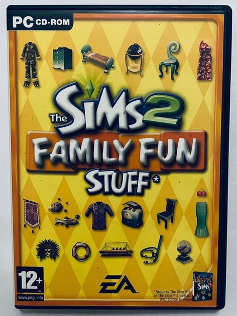 The Sims 2 Family Fun Stuff, Б/У, английская версия - диск для PC - Фото 1 The Sims 2 Family Fun Stuff, Б/У, английская версия - диск для PC - изображение 1