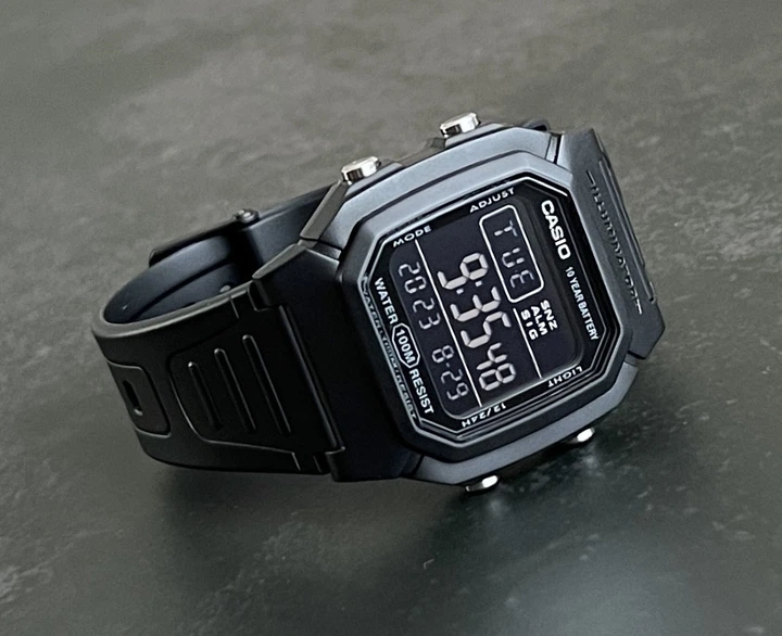 Часы наручные Casio W-800H-1B - изображение 5