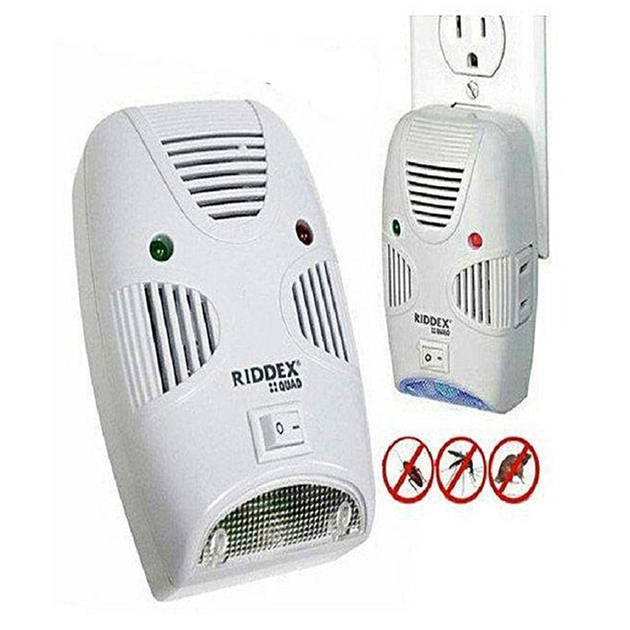Электронный отпугиватель грызунов и насекомых Pest Repelling Aid белый ...