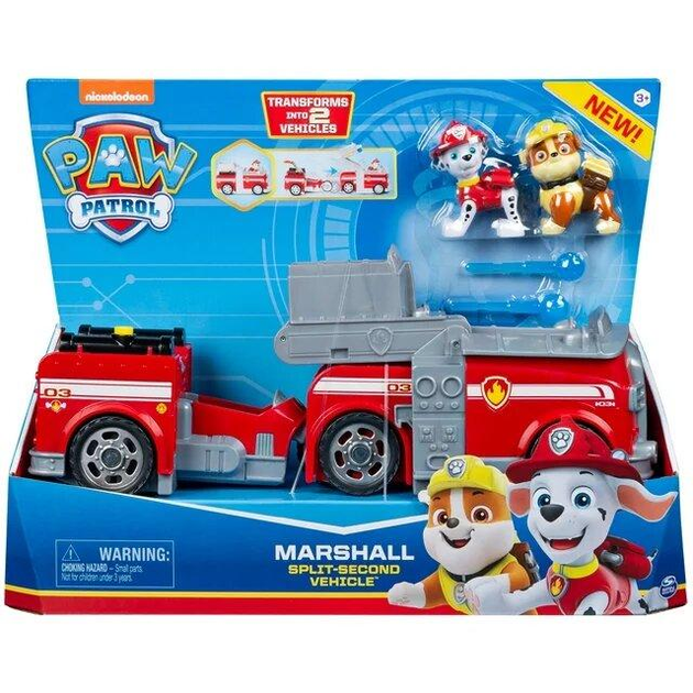 Paw patrol transforming outlet fire truck