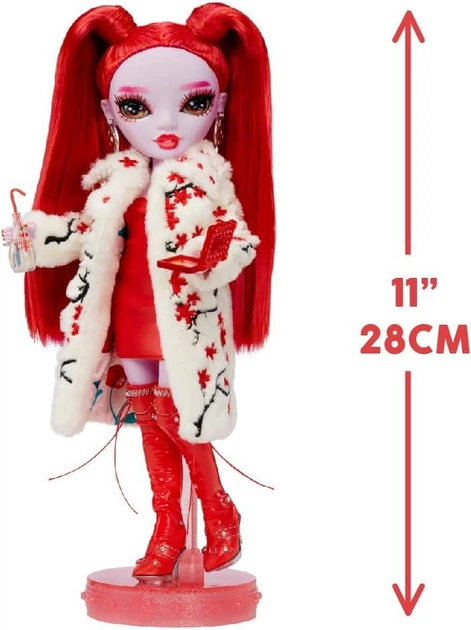 Кукла Рейнбоу Хай Шэдоу Хай Рози Редвуд Rainbow High Shadow Rosie Redwood Doll S3 - Фото 2 Кукла Рейнбоу Хай Шэдоу Хай Рози Редвуд Rainbow High Shadow Rosie Redwood Doll S3 - изображение 2