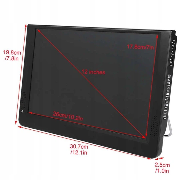 Телевізор 12 дюймів LEADSTAR D12 (LED SD Card Portable TV) - зображення 4