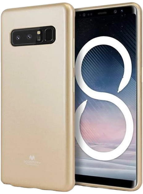 Etui Mercury Jelly Case do Samsung Galaxy A80 Gold (8809661824299) - obraz 1