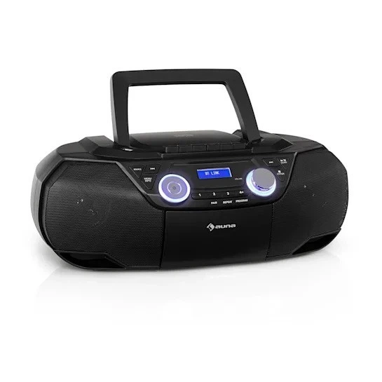 Бумбокс Auna Roadie 2K Boombox CD (10034290) - Фото 1 Бумбокс Auna Roadie 2K Boombox CD (10034290) - зображення 1