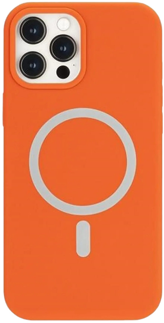 Etui Mercury MagSafe Silicone do Apple iPhone 12 Pro Max Orange (8809793494025) - obraz 1