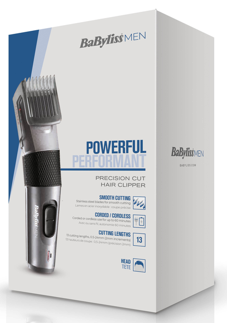 Maszynka do strzyżenia włosów Babyliss E786E (3030050153569) - obraz 6