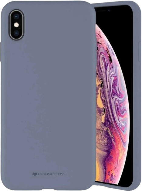 Панель Mercury Silicone для Apple iPhone 12/12 Pro Lavender Gray (8809745631935) - зображення 1