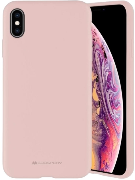 Etui Mercury Silicone do Samsung Galaxy A20s Pink Sand (8809685003540) - obraz 1