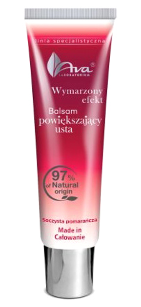 Balsam powiększający usta Ava Laboratorium Wymarzony Efekt Soczysta Pomarańcza 15 ml (5906323008844) - obraz 2