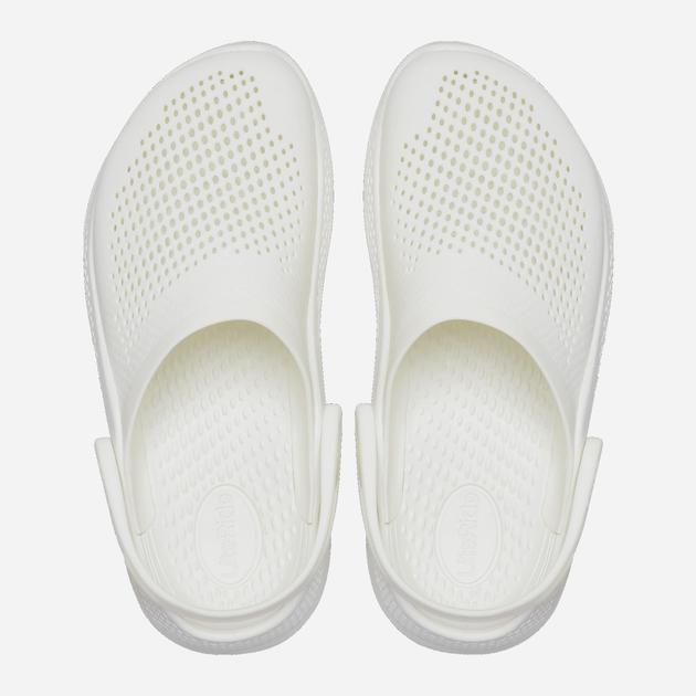 Chodaki męskie Crocs Literide 360 Clog CR206708-AWAW 39-40 (M7/W9) 25 cm Białe (191448911369) - obraz 5