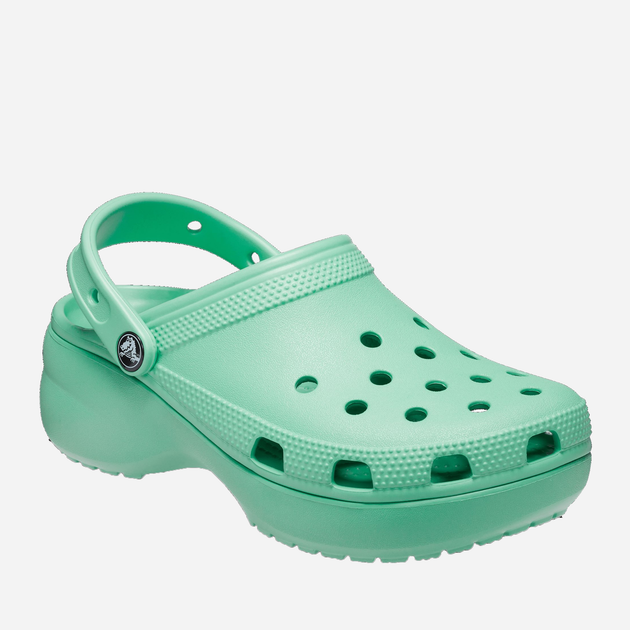 Chodaki damskie Crocs Classic Platform Clog W CR206750-JAST 38-39 (W8) 24 cm Miętowe (196265212781) - obraz 2