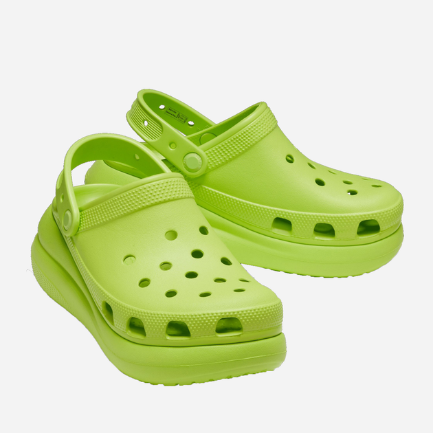 Жіночі крокси Crocs Classic Crush Clog CR207521-LMDE 41-42 Зелені (196265219490) - зображення 3