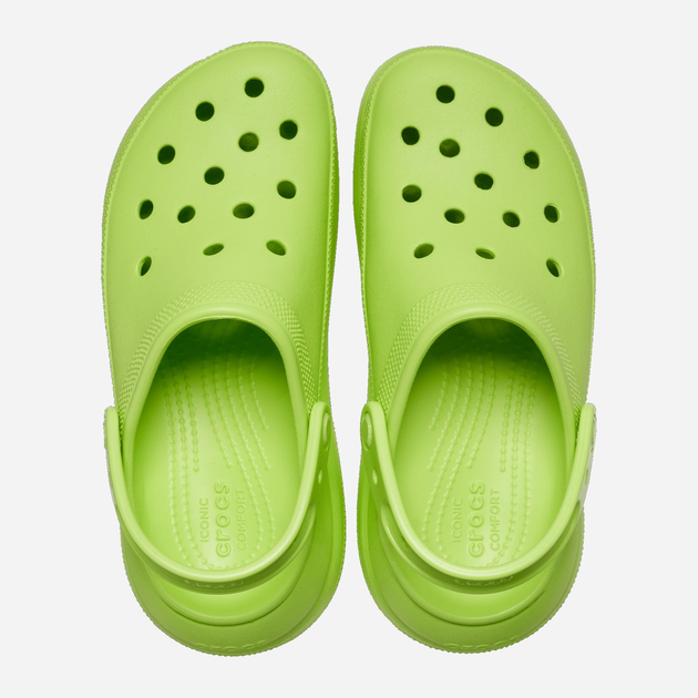 Жіночі крокси Crocs Classic Crush Clog CR207521-LMDE 42-43 Зелені (196265219506) - зображення 5