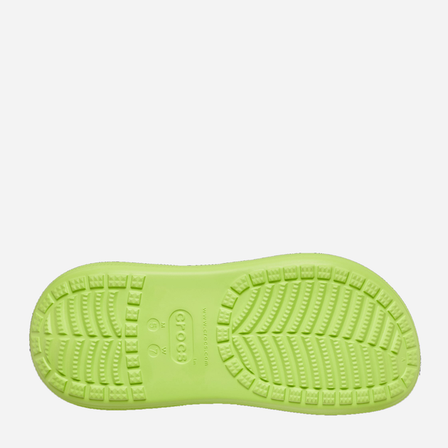 Жіночі крокси Crocs Classic Crush Clog CR207521-LMDE 42-43 Зелені (196265219506) - зображення 6