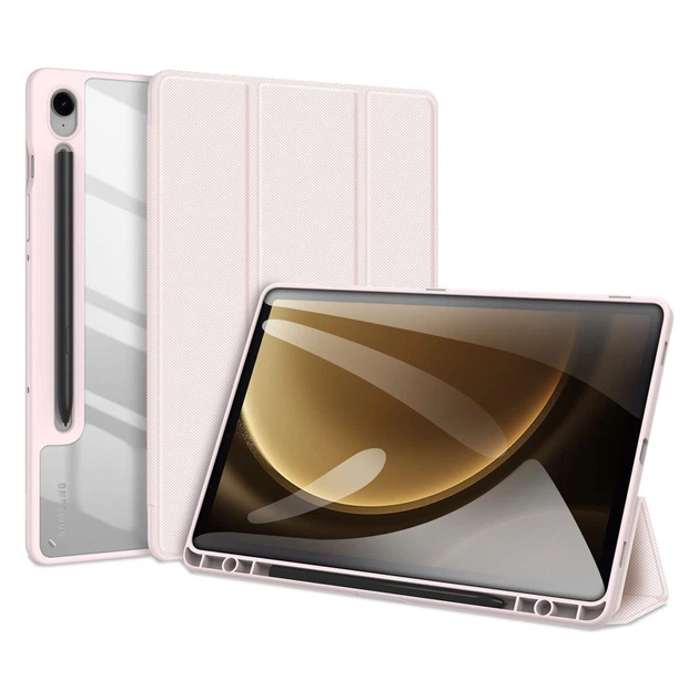 Чохол книжка DUX DUCIS Toby Series для Samsung Galaxy Tab S10 Lite / S10 FE Pink - Фото 2 Чохол книжка DUX DUCIS Toby Series для Samsung Galaxy Tab S10 Lite / S10 FE Pink - зображення 2
