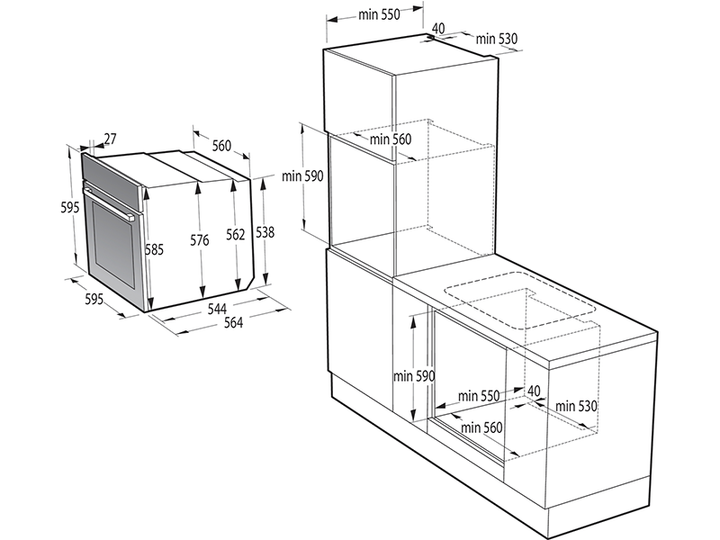 Духовой шкаф Gorenje - BOSX 6737 E13BG - Фото 2 Духовой шкаф Gorenje - BOSX 6737 E13BG - изображение 2