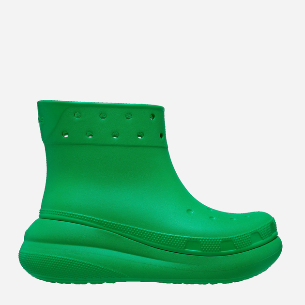 Kalosze damskie niskie Crocs Classic Crush Rain Boot CR207946-GRGR 34-35 (M3/W5) 21 cm Zielone (196265157181) - obraz 1