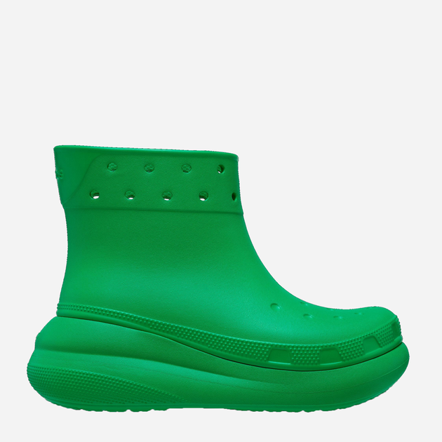 Kalosze damskie niskie Crocs Classic Crush Rain Boot CR207946-GRGR 36-37 (M4/W6) 22 cm Zielone (196265157198) - obraz 1