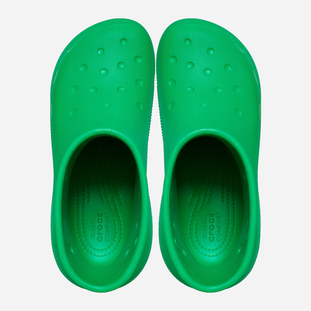 Kalosze damskie niskie Crocs Classic Crush Rain Boot CR207946-GRGR 38-39 (M6/W8 ) 24 cm Zielone (196265157198) - obraz 5