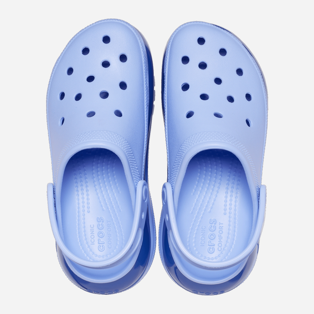 Жіночі крокси Crocs Classic Mega Crush Clog W CR207988-MOJE 42-43 (M9/W11) 27 см Світло-сині (196265256891) - зображення 4