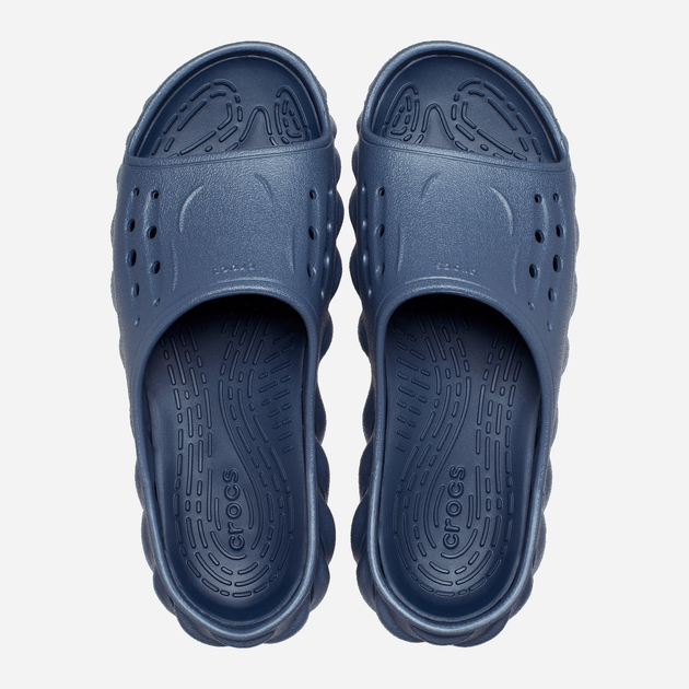 Чоловічі шльопанці Crocs Echo Slide CR208170-STOR 46-47 (M12) 30 см Темно-сині (196265264339) - зображення 4