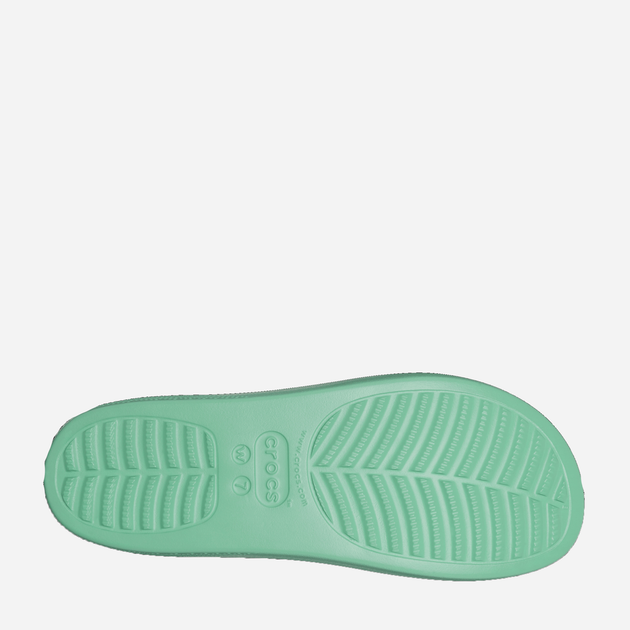 Жіночі шльопанці Crocs Classic Platform Slide W CR208180-JAST 39-40 (W9) 25 см М\\'ятні (196265242177) - зображення 5