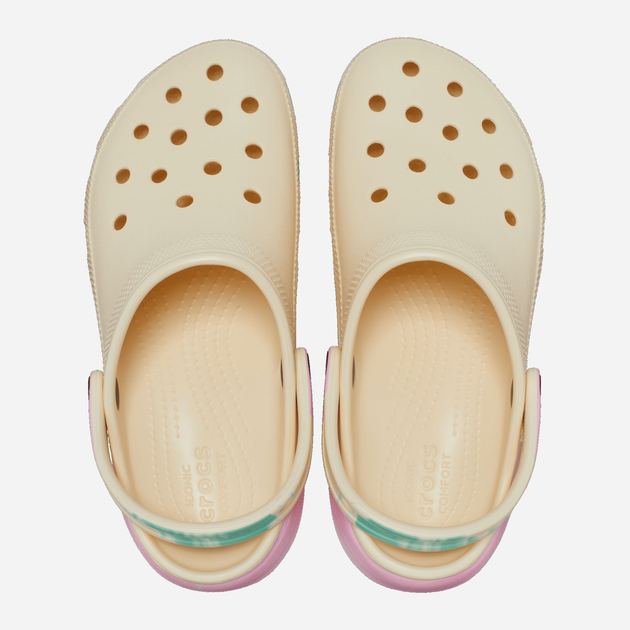 Chodaki damskie Crocs Classic Platform Ombre Clog W CR208278-VAMT 38-39 (W8) 24 cm Wielokolorowe (196265261048) - obraz 5