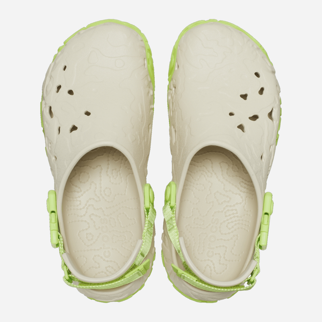 Чоловічі крокси Crocs All-Terrain Atlas Clog CR208391-BOLI 46-47 (M12) 30 см Бежевий/Зелений (196265321612) - зображення 3