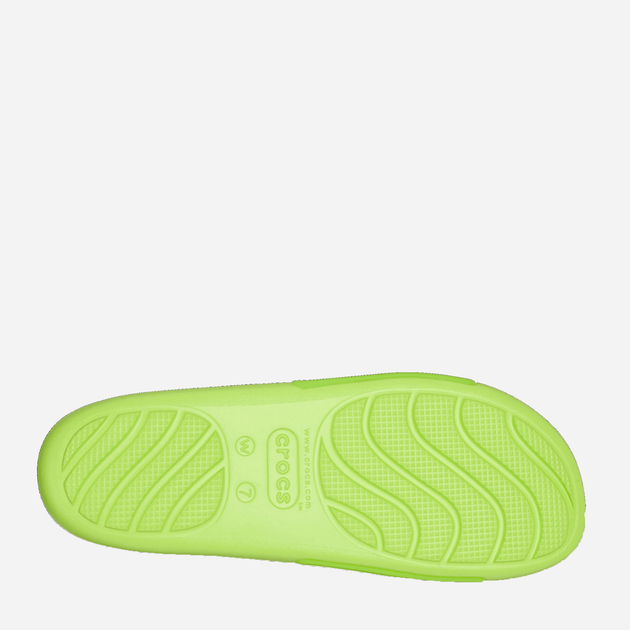 Жіночі шльопанці Crocs Splash Shine Slide CR208538-LMDE 42-43 (W11) 27 см Зелені (196265325849) - зображення 6