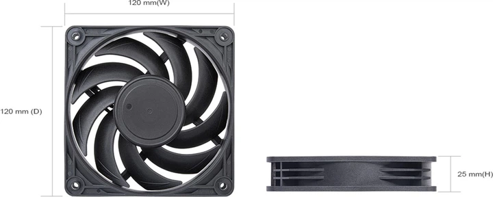 Вентилятор SilverStone Vista VS120B-F (SST-VS120B-F) - изображение 8