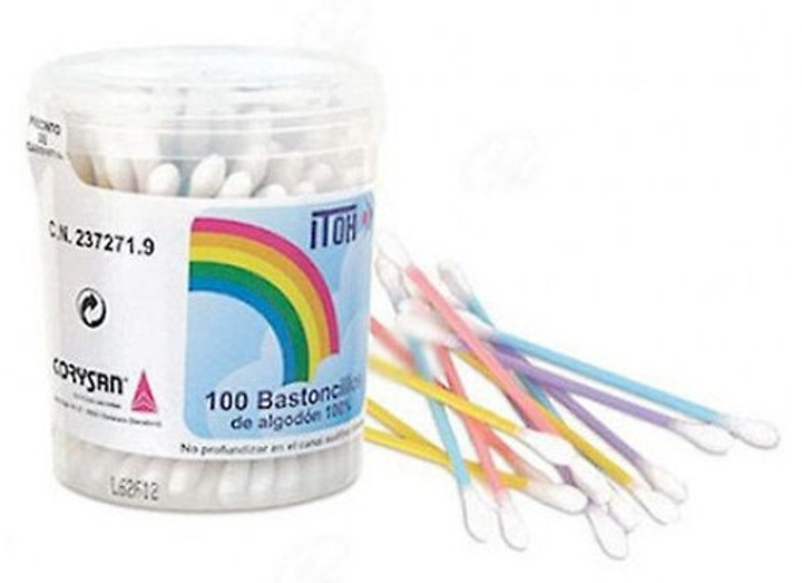 Вушні палички Itoh Sticks Canister 100 шт (8470002372719) - зображення 1