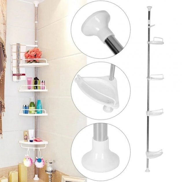 Угловая полка для ванной Multi Corner Shelf GY188 Белая (SH778862) фото, отзывы