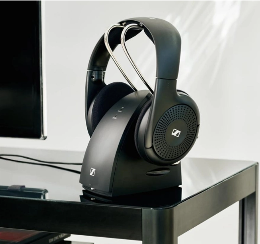 Навушники Sennheiser RS 120-W дротові Чорний - зображення 6