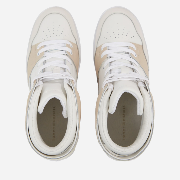 Sneakersy damskie wysokie Tommy Hilfiger FW0FW07308YBL 40 (9US) Białe (8720644849811) - obraz 5