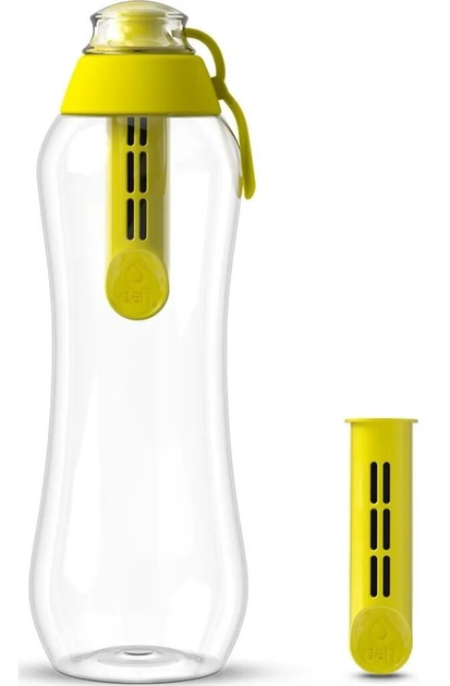 Пляшка для води Dafi Soft 500 мл з фільтром Жовта (5902884102267) - зображення 1