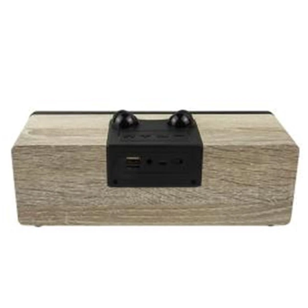 Портативная Bluetooth колонка с подставкой для телефона MY NBY 8820 Белая Пластик - изображение 3