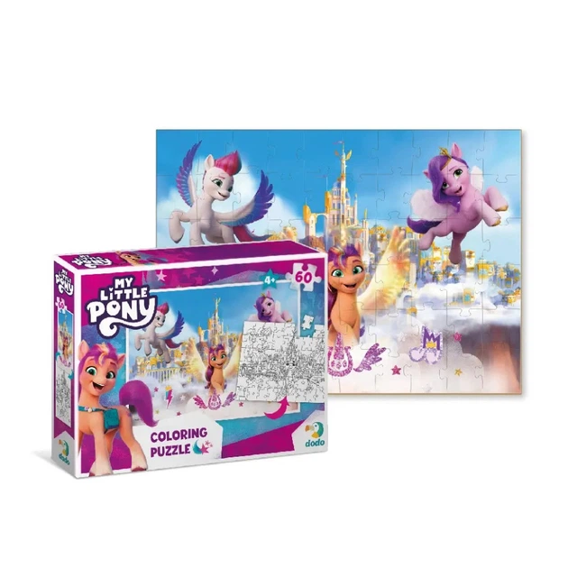Детские Пазлы 2 в 1 My Little Pony "Приключения во дворце" DoDo 200135 60 элементов - изображение 6