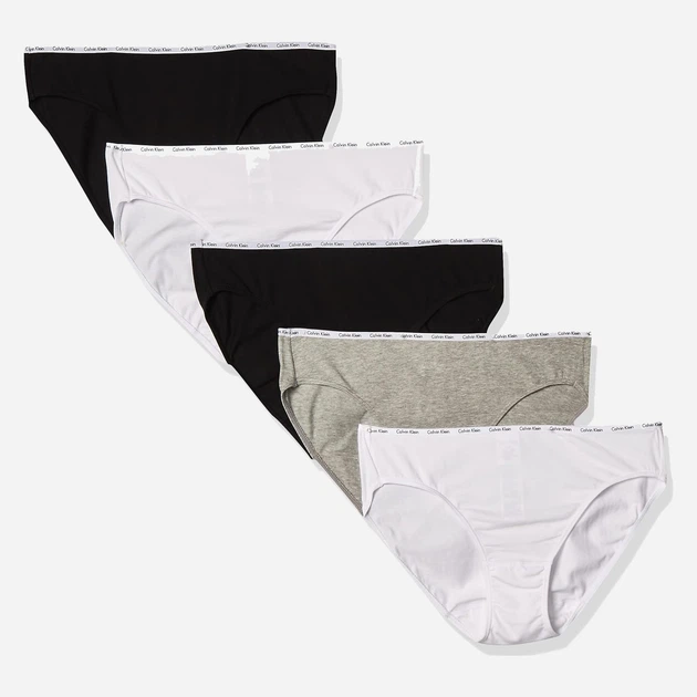 Набор трусиков слипов женских хлопковых Calvin Klein Underwear 947811260 L 5 шт Разные цвета (1159794643) - Фото 1 Набор трусиков слипов женских хлопковых Calvin Klein Underwear 947811260 L 5 шт Разные цвета (1159794643) - изображение 1