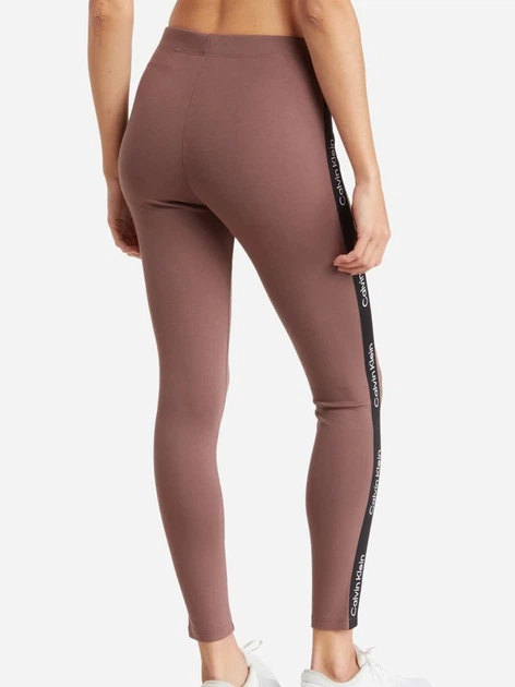 Спортивные леггинсы для фитнеса женские Calvin Klein 63939176 M Коричневые (1159794316) - изображение 2