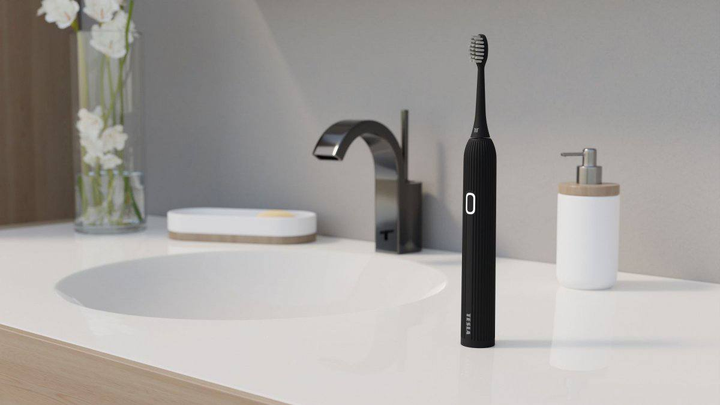 Elektryczna szczoteczka do zębów Tesla Smart Toothbrush Sonic TS200 Black (TSL-PC-TS200B) - obraz 2