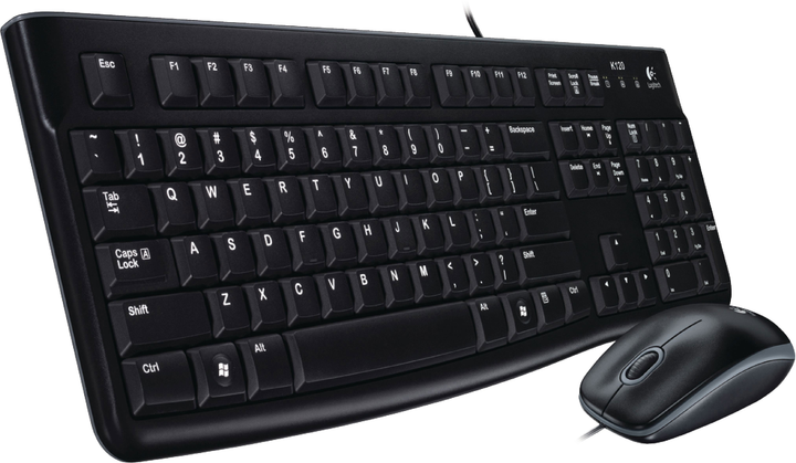 Комплект дротовий Logitech MK120 USB Black (920-002540) - зображення 2