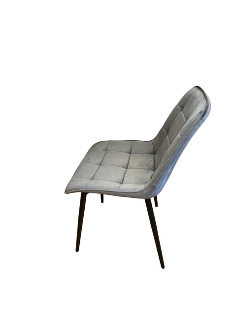 Комплект крісел м'яких Velka Chic Velvet сірий VBL40 (4шт.) - зображення 3