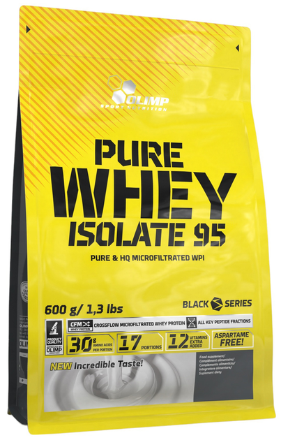 Протеїн Olimp Pure Whey Isolate 95 600 г Полуниця (5901330038501) - зображення 1