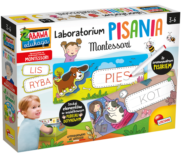 Laboratorium Pisania Lisciani Montessori (8008324094004) - obraz 1