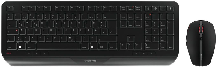 Комплект бездротовий Cherry Gentix RF Wireless Black (JD-7000DE-2) - зображення 1